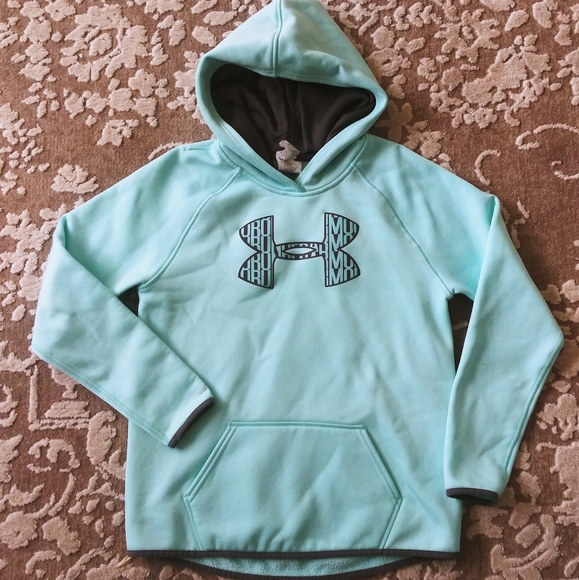 mint under armour hoodie